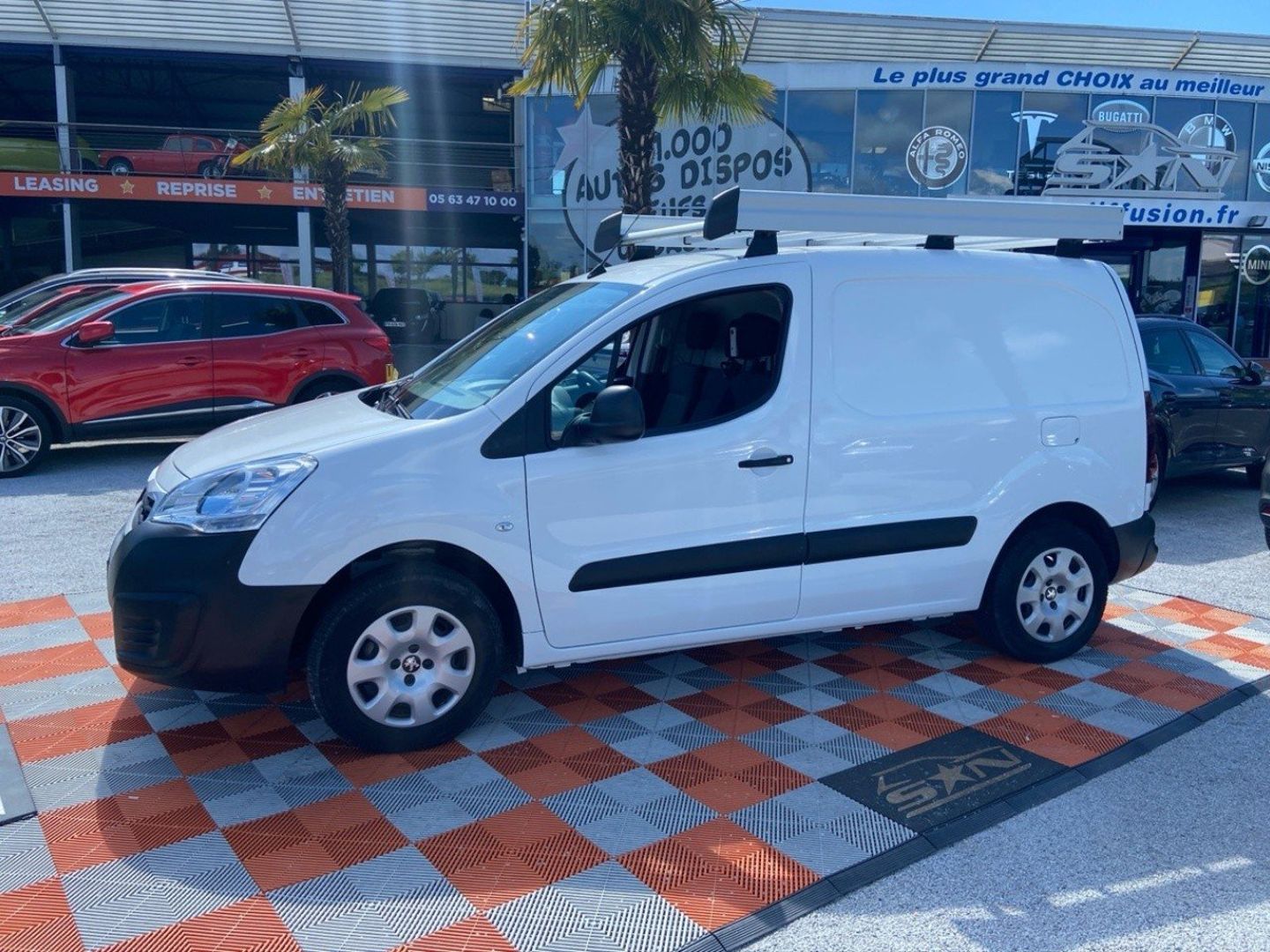 PEUGEOT PARTNER FOURGON ELECTRIC PREMIUM STANDARD GPS Caméra 3pl Pte Lat Galerie