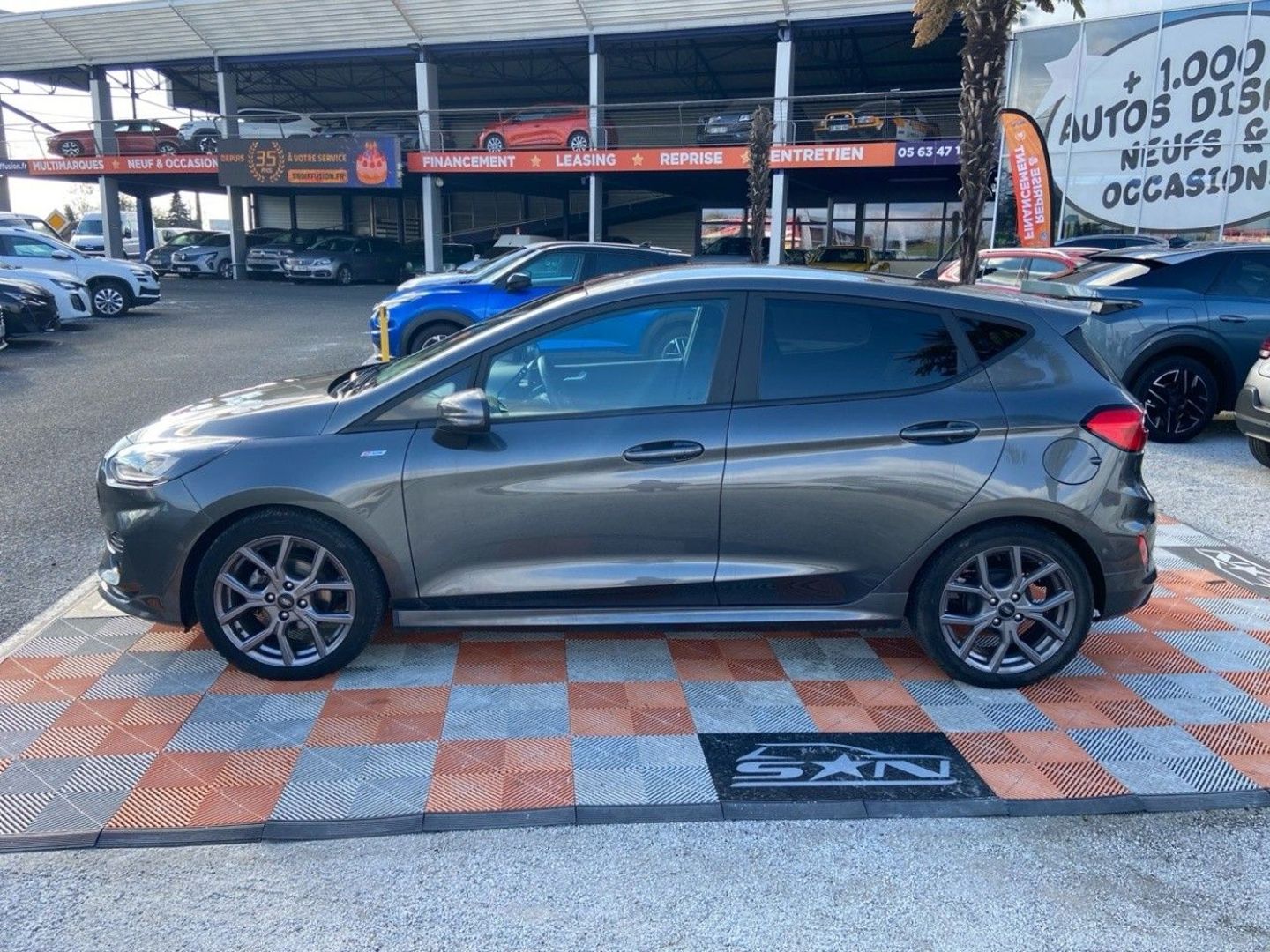 FORD FIESTA - 1.0 95 BV6 FLEXFUEL ETHANOL ST-LINE Caméra JA 17" 1° main
